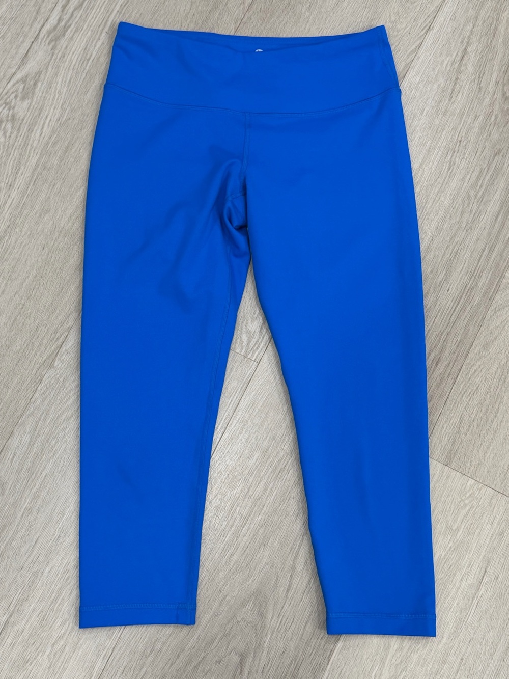 90 Degree by Reflex Blue High Rise Capri Leggings Women’s Medium Activewear